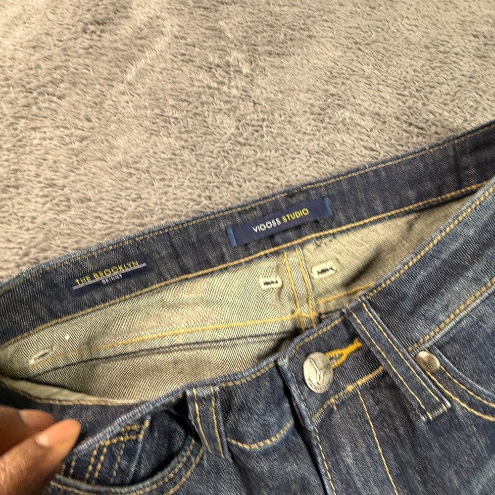 Vigoss Studio The Brooklyn Skinny Jeans Womens 27 Dark Wash Denim Y2K Low Rise - Picture 3 of 10